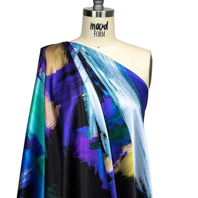 Zttex Popular super soft mythology 100 % silk  fabric print