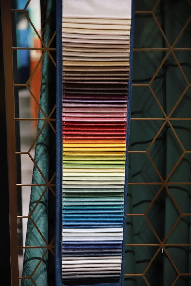 JES Fabric High Quality Cheap Curtain 100% Polyester Twill Imitation Cut Velvet Bedding Upholstery Mattress Garment Sofa