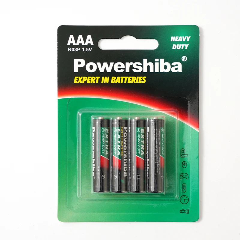 Горячая распродажа, Заводская батарея 1,5 V R03 R03 Um4 размер Aaa 1,5 V сверхмощные батареи