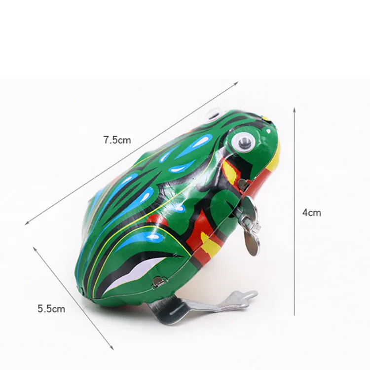 H-01 wholesale of tin frog clockwork toys