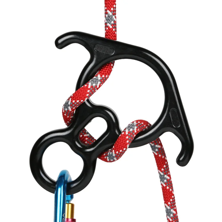 50kN rescue figure 8 descender for rappelling belaying mountaineering