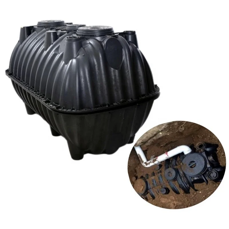 Environmental Friendly PP Wastewater Treatment Water Filter System Cesspool Tanks Septic Tank for House