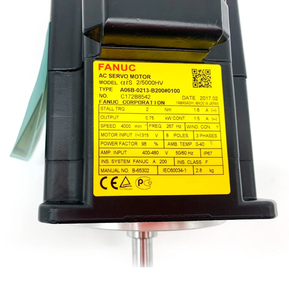 Высокая функция для оригинальный Fanuc servo Мотор привода A06B-0213-B200 #0100 ac ais2/5000HV станка с ЧПУ Модуль