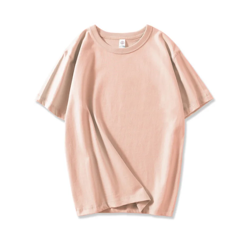 Custom Logo Printing Cheap Price Fashion High Quality Wholesale Round Neck  Loose Fit T Shirts Men T shirt