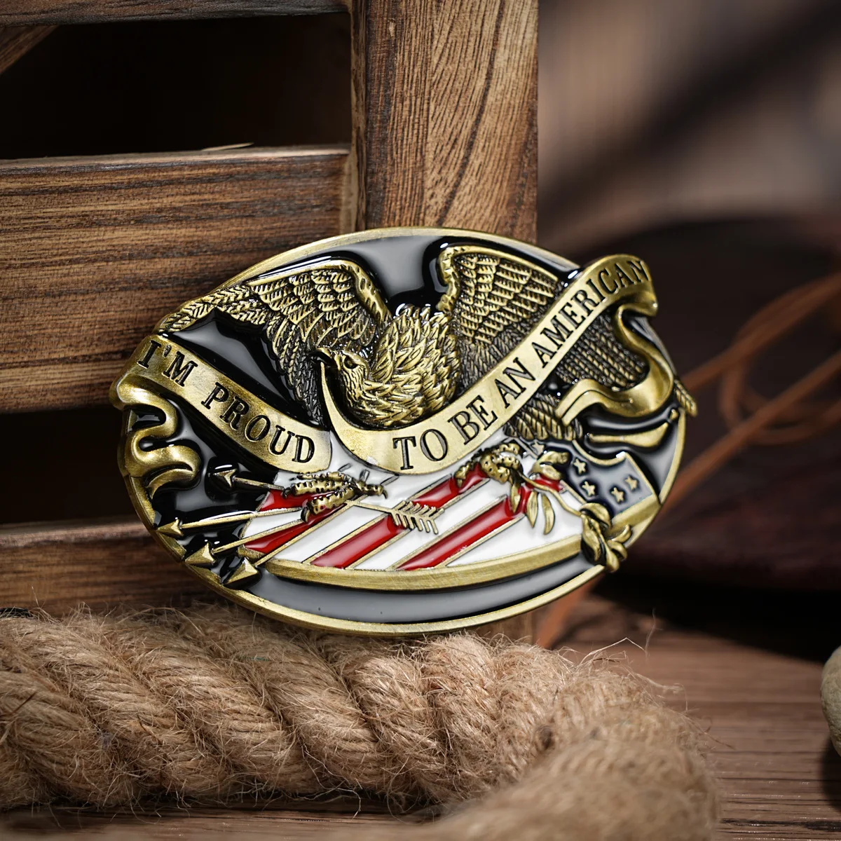 3 Styles Vintage American Flag Belt Buckles Eagle Flag Belt Buckle For Men Antique Fashionable And Unique Fashion Accessory