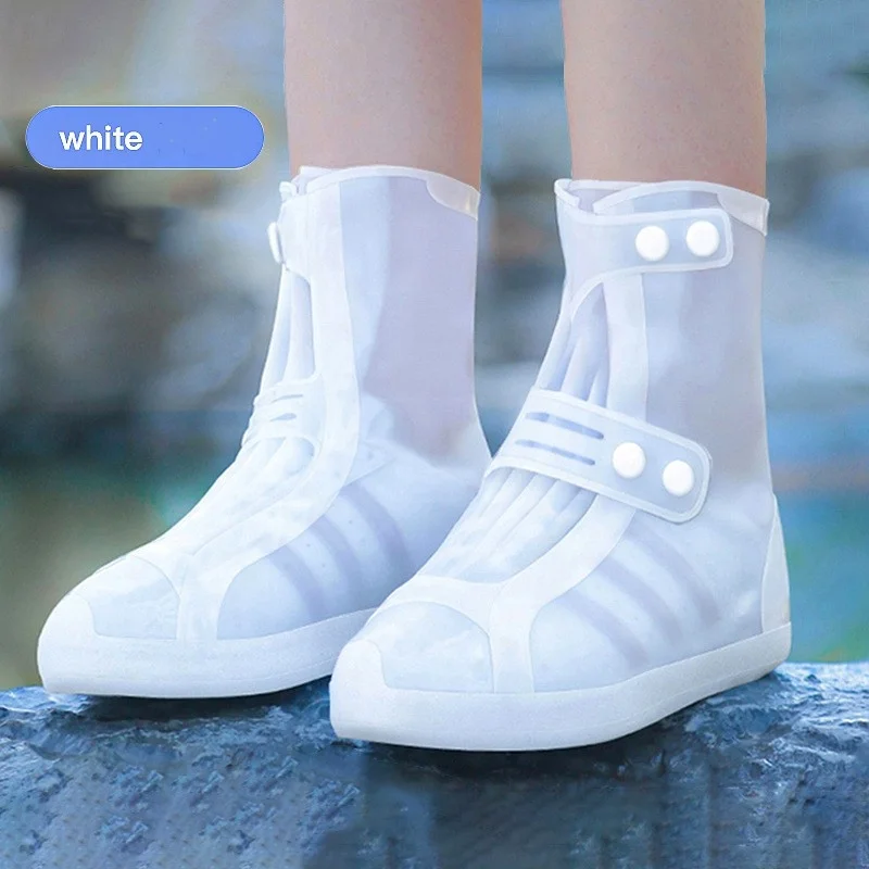 Новые Модные непромокаемые водонепроницаемые ботинки из тэпа Нескользящие водонепроницаемые ботинки для дождливых дней для мужчин и женщин детская обувь (1600879286435)