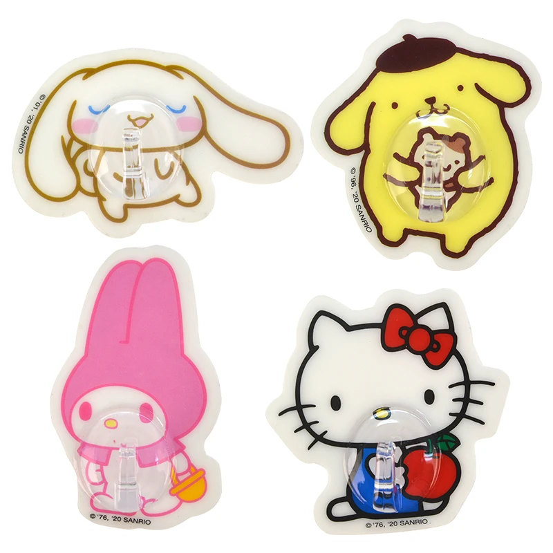 Cute Cartoon Kitchen Hook Bathroom Wall Hanging Nail-free Hanger Hook Without Trace Adhesive Hook