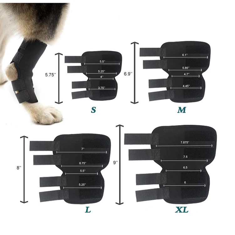 Hot Selling Recovery Breathable Protector Sleeve Dog Knee Legs Dog Hock Brace Avoid Licking Injured Leg