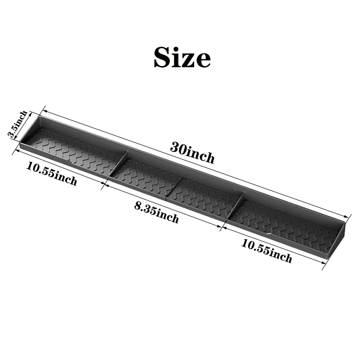 30 Inches Kitchen Silicone Magnetic Over Stove Top Shelf for Kitchen organization Spice Rack