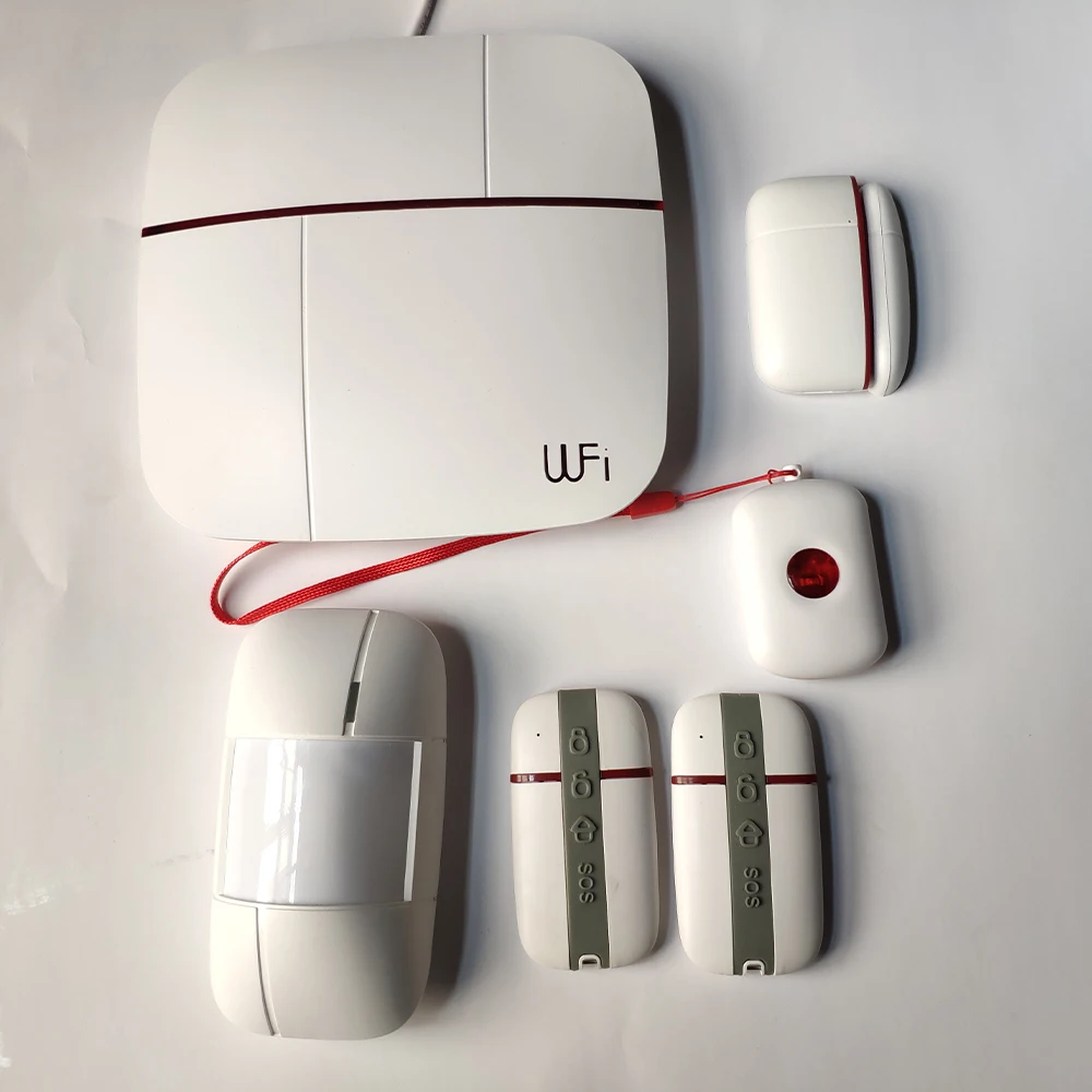 Best-selling Tuya Burglar Alarm System Wireless with Camera GSM & WiFi Security Alarm Systems with Central Monitoring Software