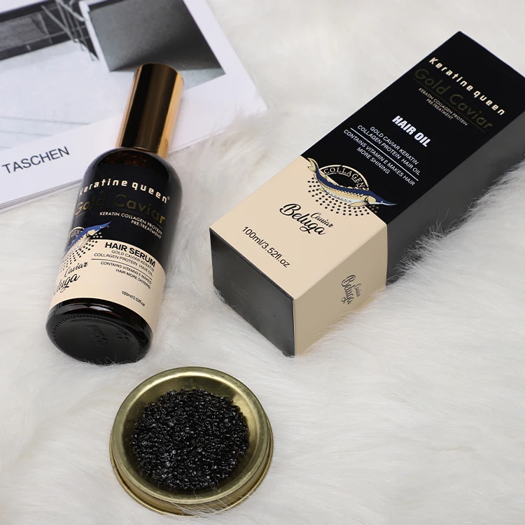 OEM Customize Manufacturer Hair Care Private Label Sulfate Free Keratin Queen Gold Caviar Shampoo And Conditioner