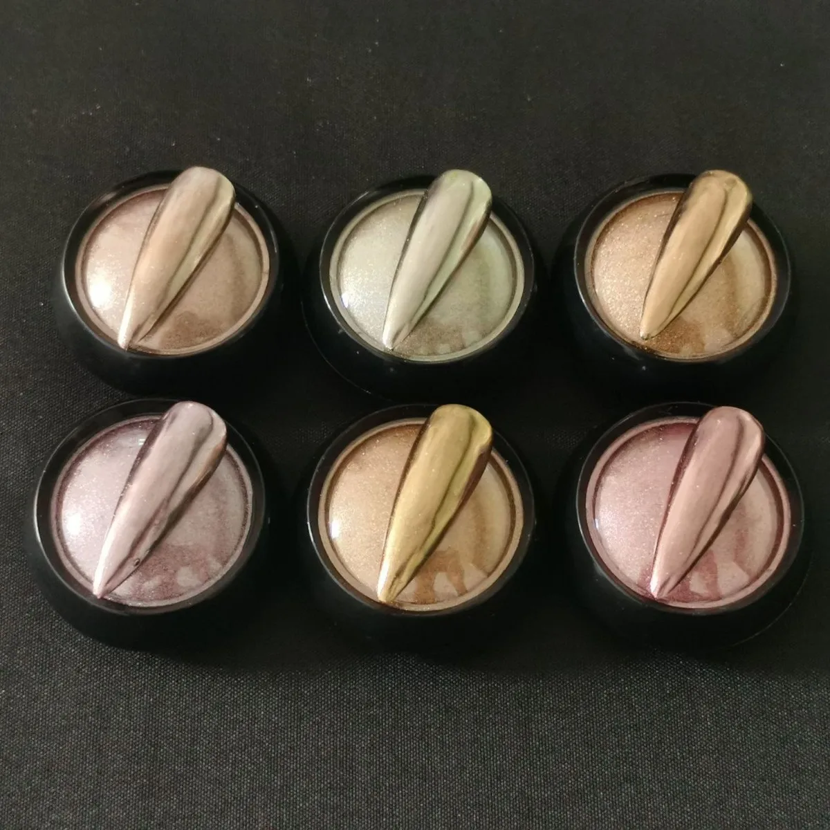 New Light Luxury Gold Magic Mirror Powder Hot Sale Mirror Surface Titanium Powder High Quality Nail Art Magic Mirror Powder