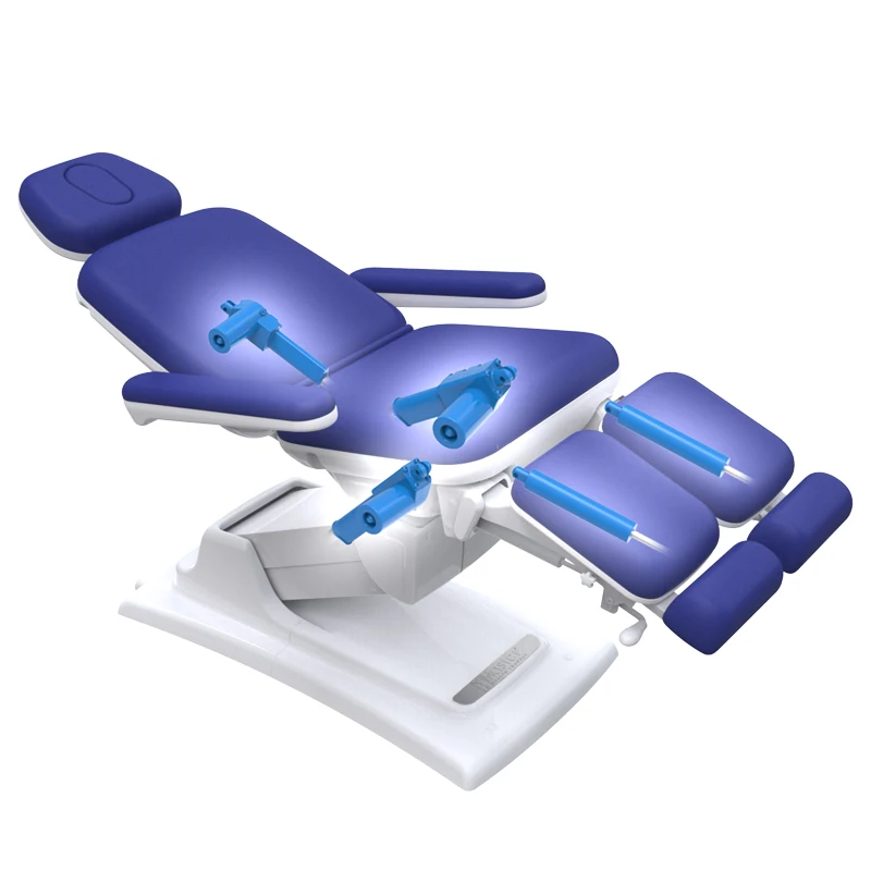 Manufacturer custom OEM professional luxury 3 Motors adjustment facial bed beauty salon aesthetic bed Electric Beauty Bed