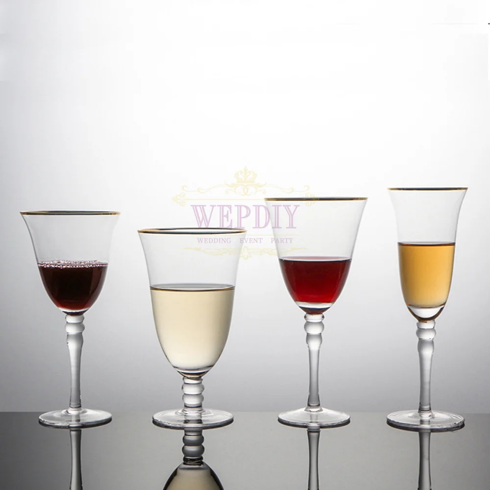 European Hot Event Wine Glasses Set Customize Wine Glasses Set Of 6 For Wedding Party