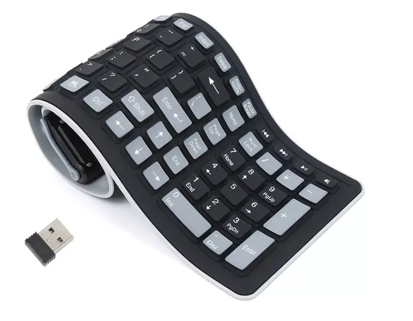 Silicone Roll-up Portable Keyboard Hot Sale Folding Keyboard