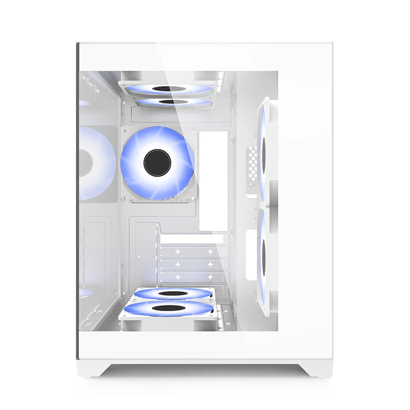 Popular Case White 120/240 Water cooler Mid Tower Desktop PC Gaming Computer Case Gamer Casin Cabinet