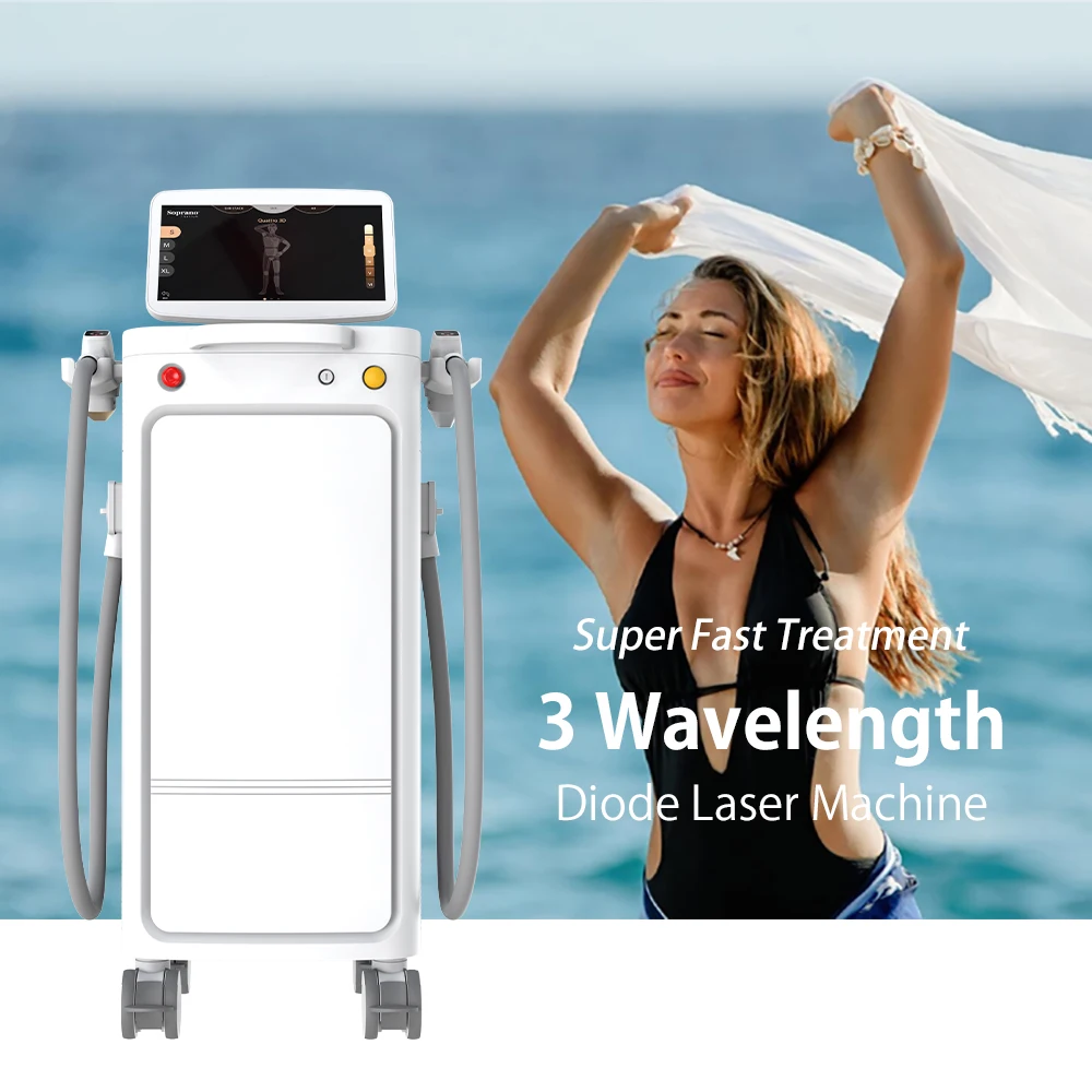 SeaheartTITANs2K Medical CE Beauty Equipment Laser  Epilation 808nm Diode Laser Permanently 808 Laser Hair Removal Machine