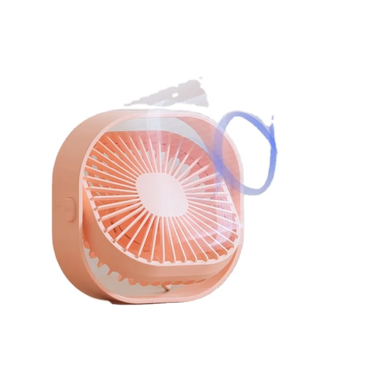 Portable 4 Inch Home Appliances 3 Setting 360 Rotation Silent Operation 5V Mini Table Laptops Desk Fan with USB Cable