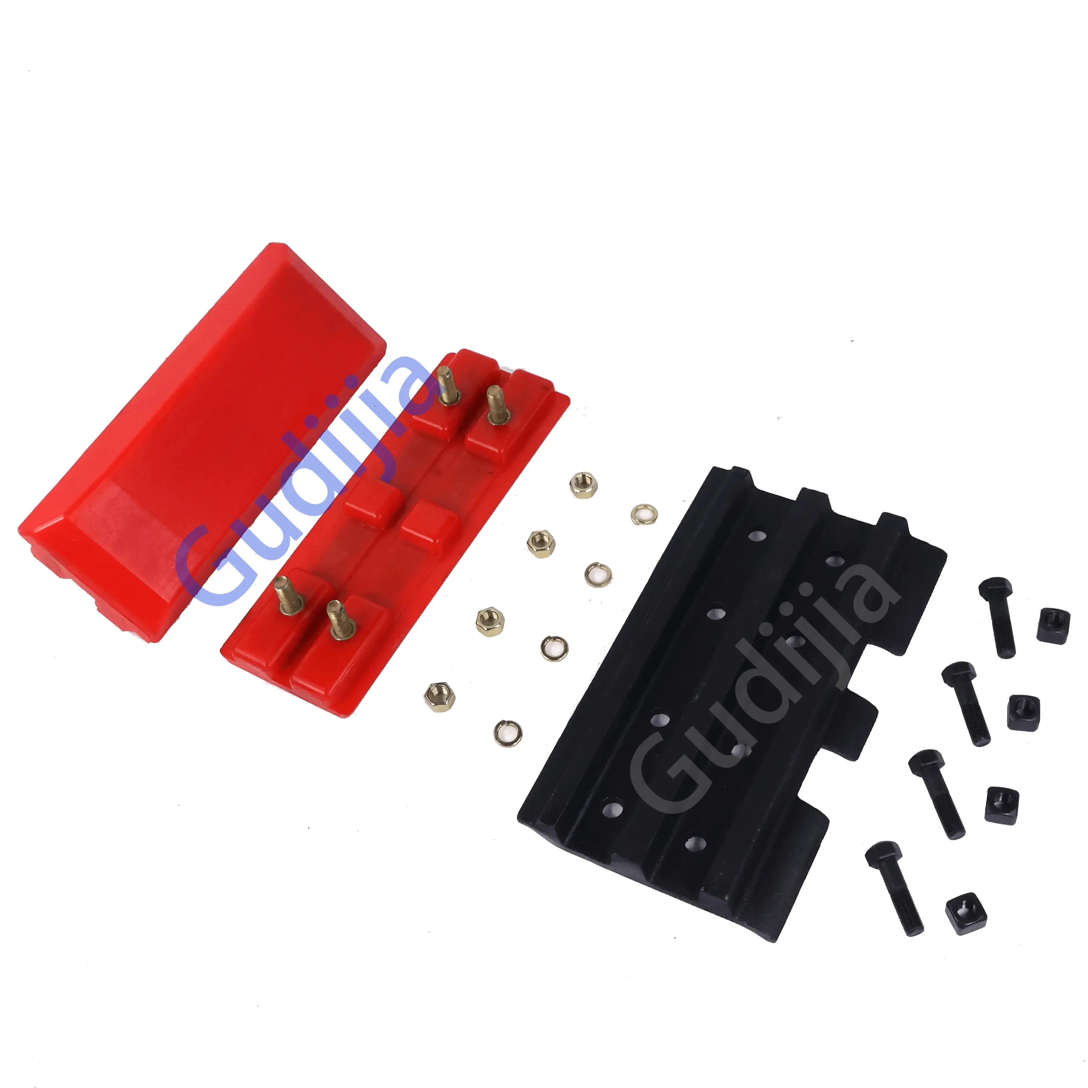 Colorful Rubber Plate Track Shoe for Tracked Pavers Rubber Track Pads for BF700