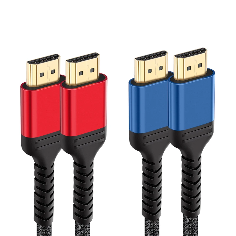 Custom logo HDMI 4K 60hz Cable Audio Video HDMI 2.0 Cable Male to Male HDMI Cable for HDTV Projector