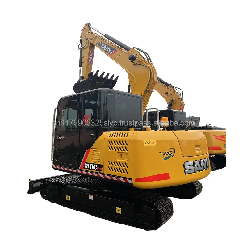 Низкая цена б/у 7 5 тонн Sany 75C экскаватор SY75C-8 SY75C PRO