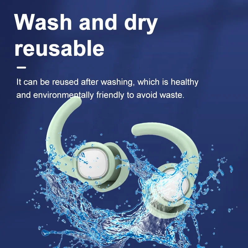 Three-layer Sleep earplugs Silicone ear plugs Sound insulation Sleep Earplugs Reusable Noise Reduction Earplugs