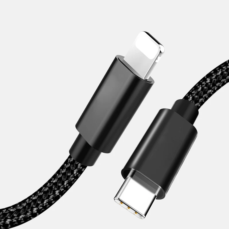 Высокое качество 18 Вт Usb кабель с нейлоновой оплеткой Type-C PD быстрое зарядное устройство быстрой зарядки для типа