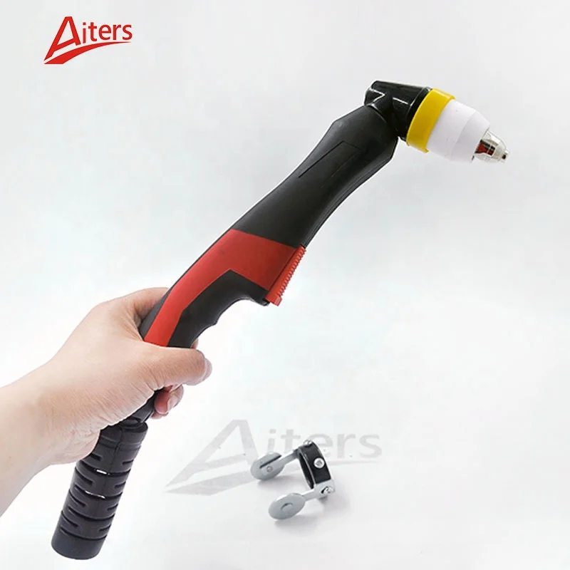 Factory wholesale High quality plasma P80 torch air cooled Two color square handle plasma cutting torch P80 for hand