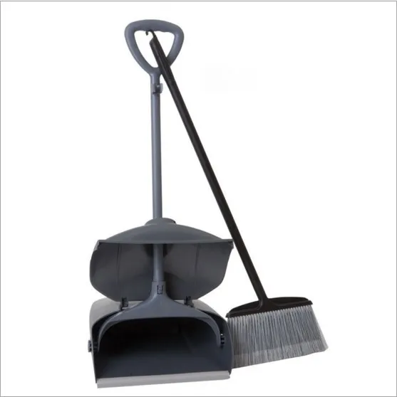 Customized windproof broom set dust pan and broom brush