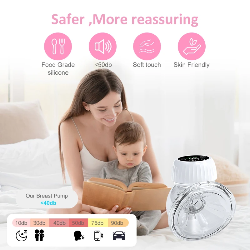 Portable Electric Breast Pumps wearable Breastfeeding Milk Extractors Pump hand free Breast milk Pump extractor