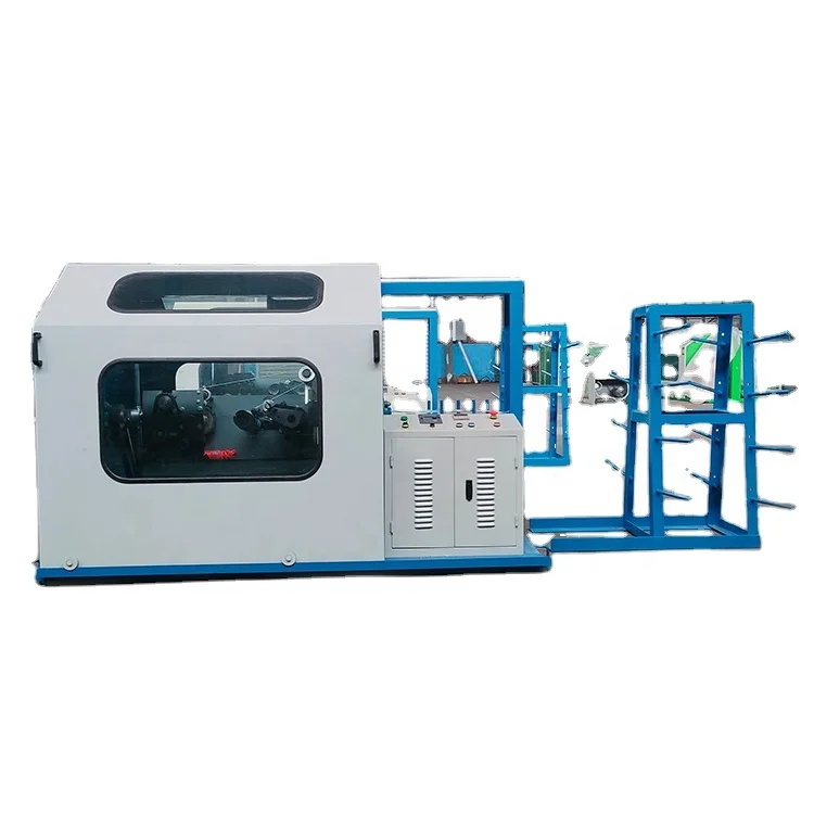 Alfalfa binding rope twisting and spool winding machine PP twine making machine