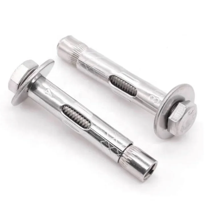 Custom Stainless Steel Galvanized 20mm M12 18mm M20 8mm M6 M8 16mm Diameter M10 M16 M24 Expansion Wedge Anchor Bolt For Concrete