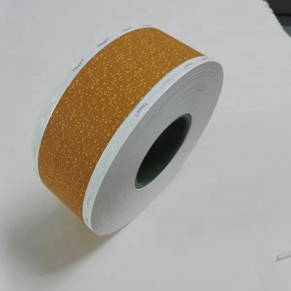 Gold supplier smoking logo printed yellow cork tipping paper cigarette tipping paper