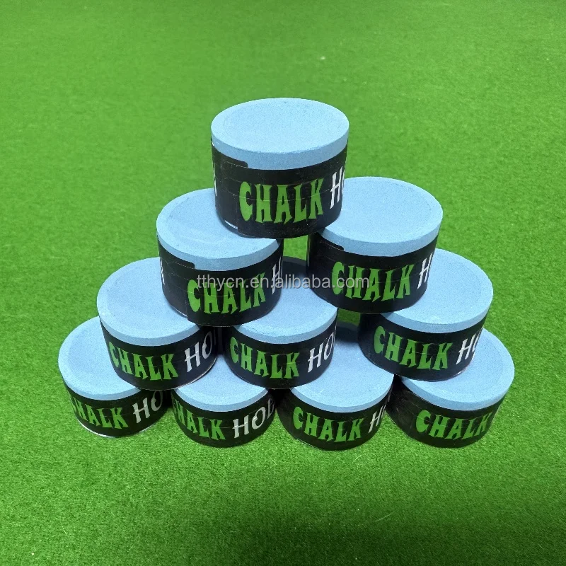 Brand customization Gray round Chalk for snooker cue pool cue Nodust chalk oil chalk