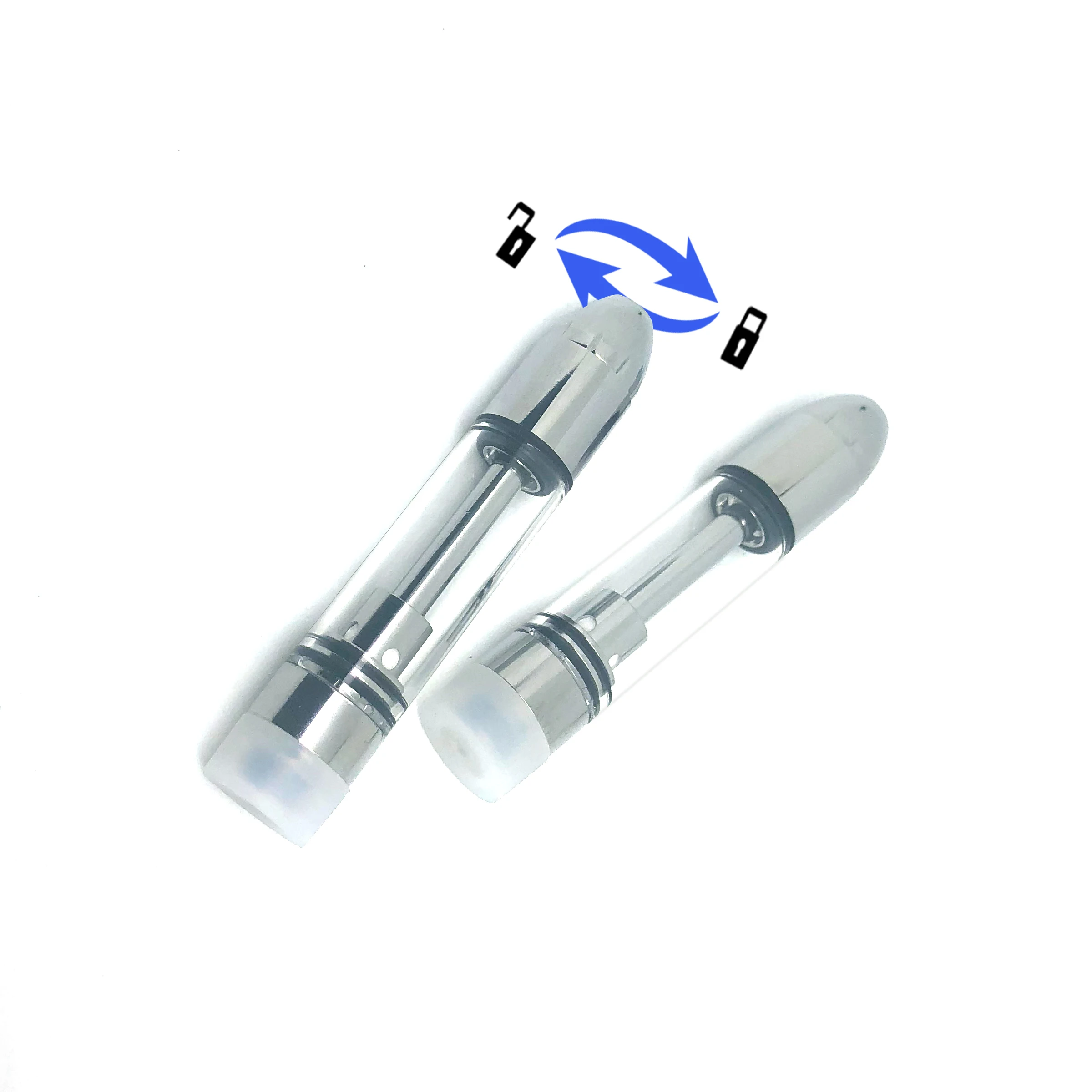 2022 New Trending Vape vaporizer Qiuqiu D3010 1ml 1000g glass tank electronic cigarette 510 cartridge