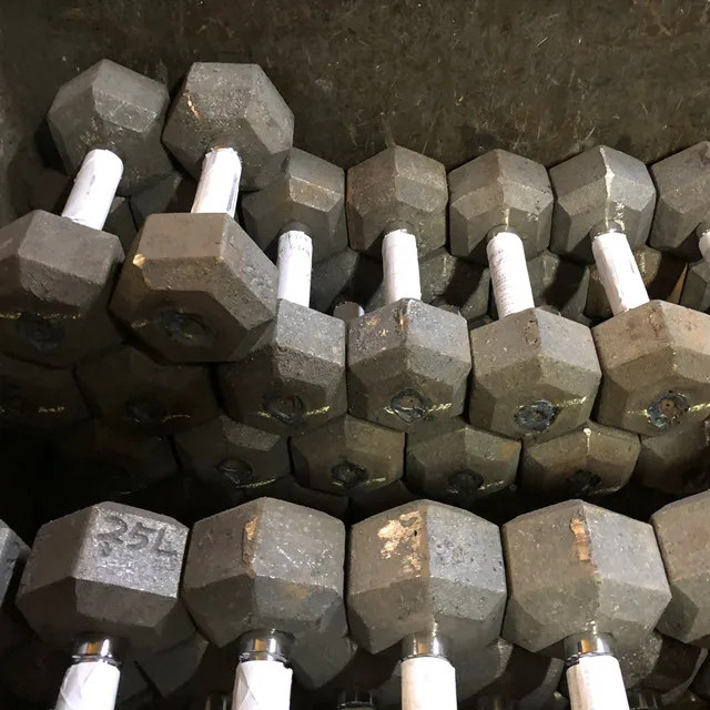 
High quality rubber dumbbell hot sell rubber coated 