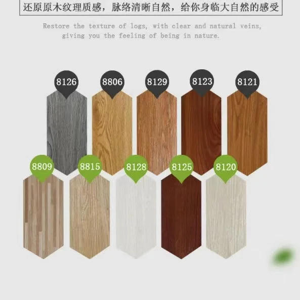  2021 новый гостиная спальня офисные деревянные grain152.4mm * 914 4 мм 2 клейкие пластиковые напольные плитки Diy самоклеющиеся плитка для