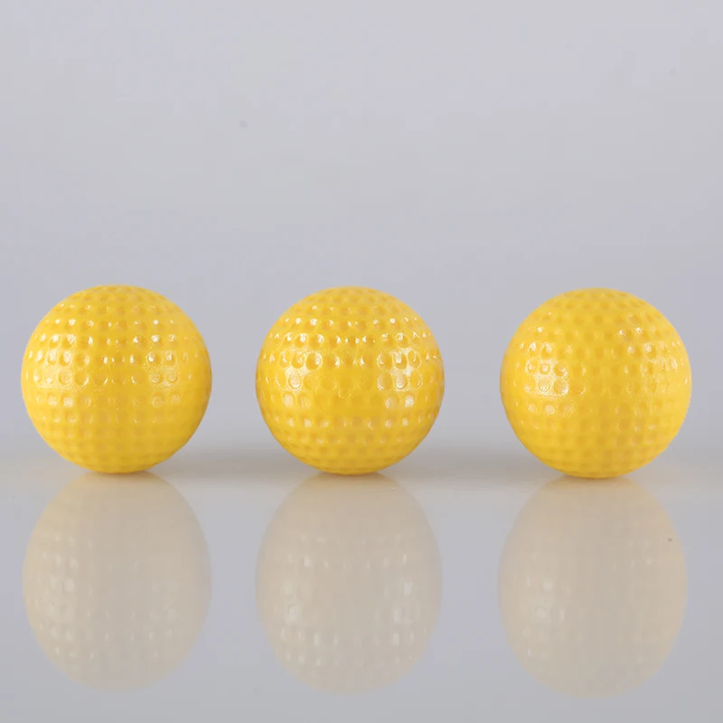 Low elasticity limited fly mini golf putting practice durable foam plastic material range golf ball for entertainment