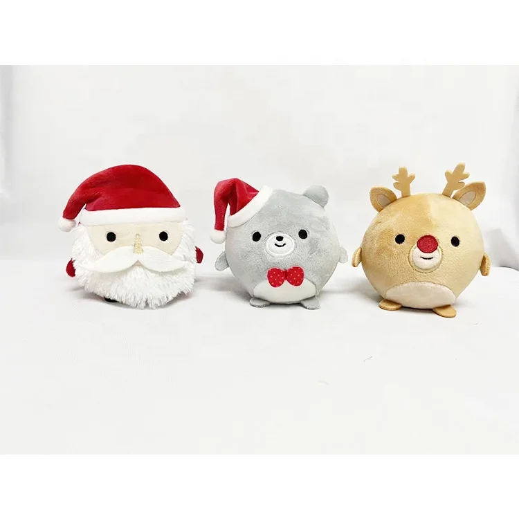 Cheap plush toy sound module keychain round