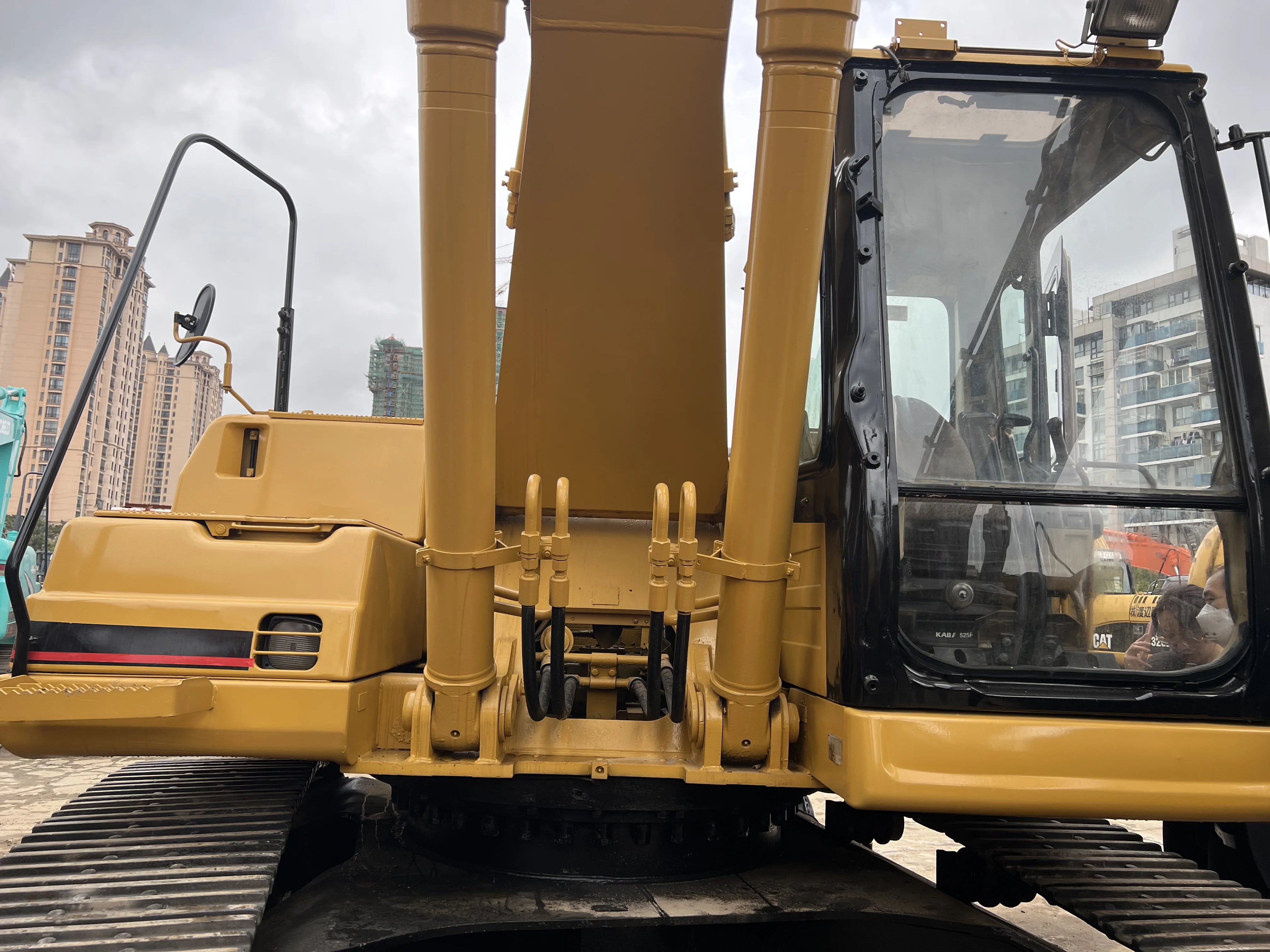 cheap price CAT 325B 325BL used secondhand hydraulic excavator in good condition