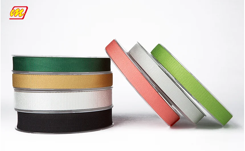 Manufacturer hot sell customized color bamboo fiber webbing