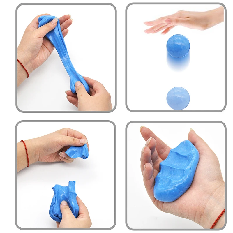 Красочные подпрыгивая глаз аксессуары мягкие растяжки шпатлевка слизь playdough