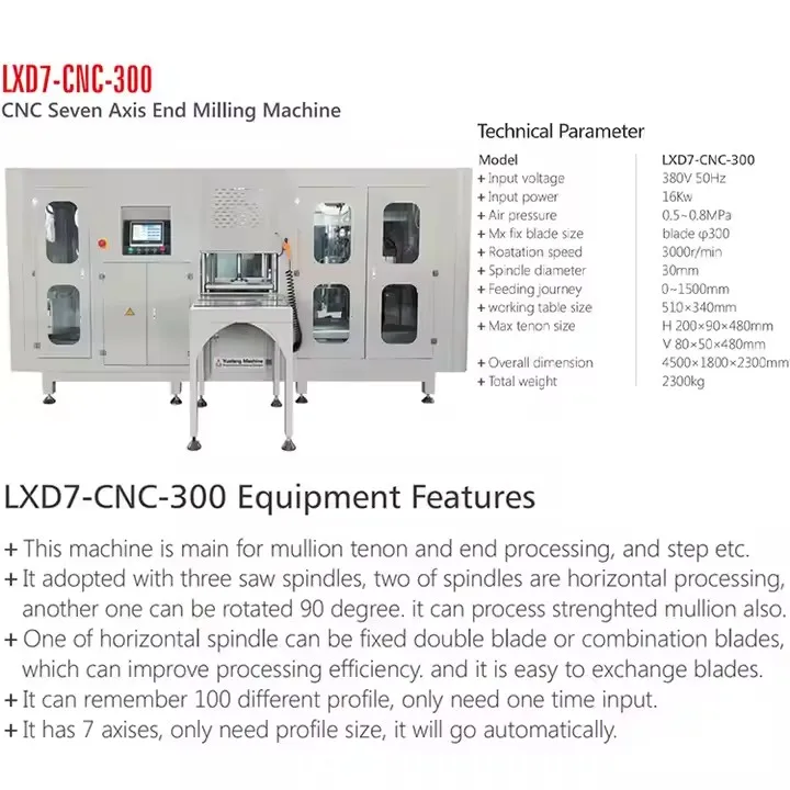 High quality CNC seven-axis end milling machine is on sale
