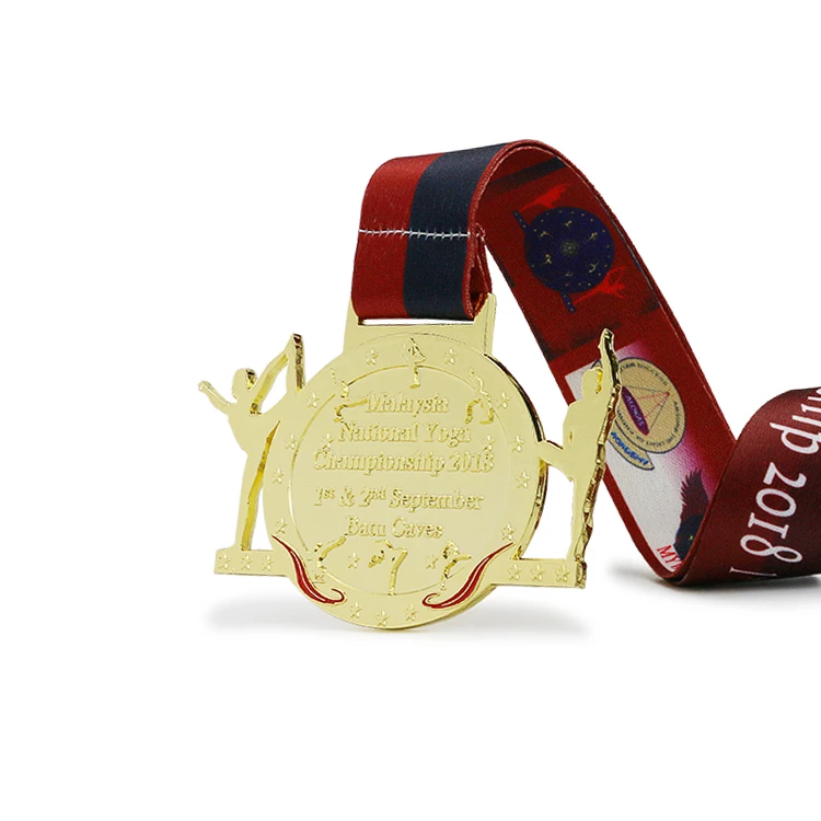 Wholesale Cheap Design Your Own Blank Zinc Alloy 3D Gold Award Marathon Running Custom Metal Sport Medal