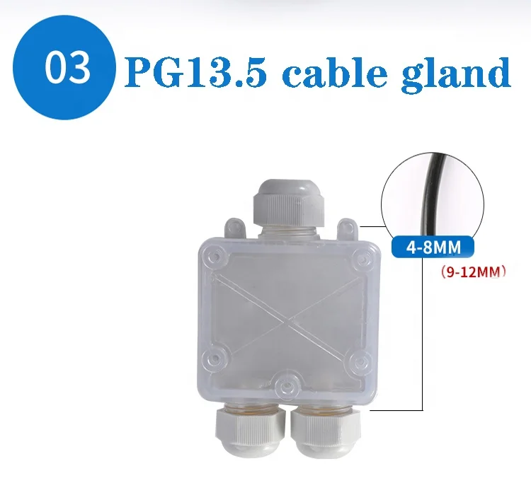 FSH712 transparent plastic protection black boxes instrument outdoor water proof junction case