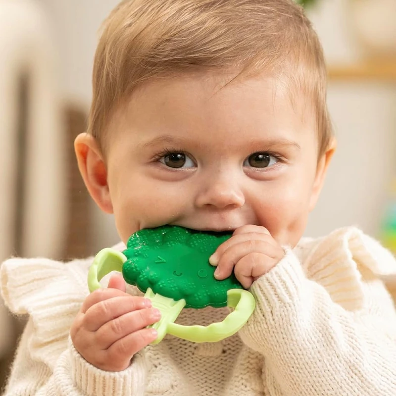 Wholesale Little Colored Broccoli Silicone Baby Teether Sensory Toys BPA Free Food Grade Soft Teether Chew For Baby