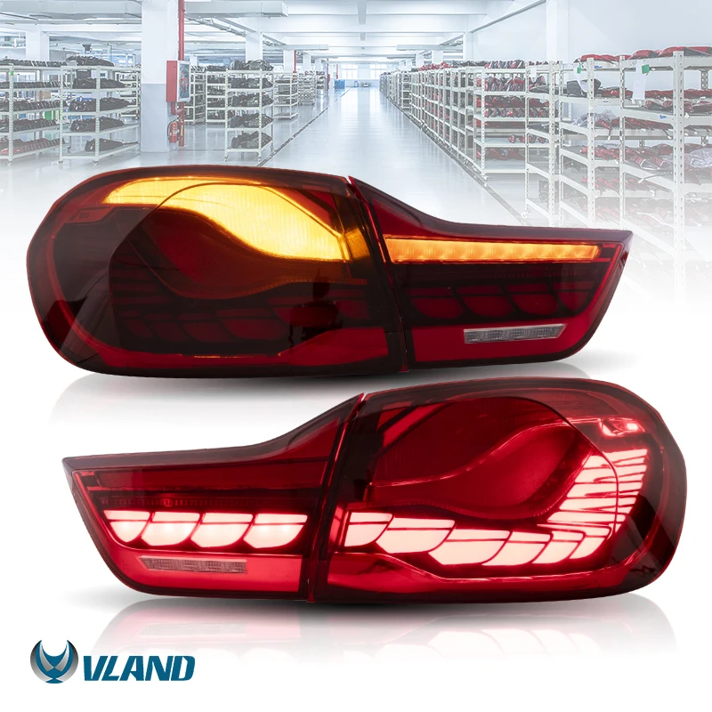 
VLAND Factory Start up Animation DRL 2014-2020 rear lamp f33 f36 f83 f32 f82 gts oled style tail lights For bmw M4 