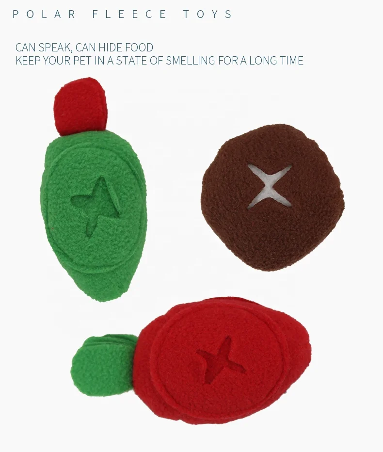 Noodle Nose Work Interactive Dog Plush Toy Food Dispensing Toys Hide Treat and Sniff Toy for Dogs Cat Puppy