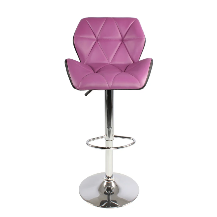 
Wholesale Modern PU Leather With Backrest Swivel Bar Stool for Pub Office 