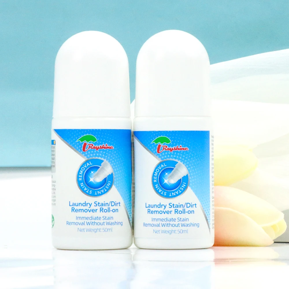 Rayshine Laundry Detergent Liquid Instant Stain Removal Pen Roller Dry Cleaning Agent Easy Carry 50 ml